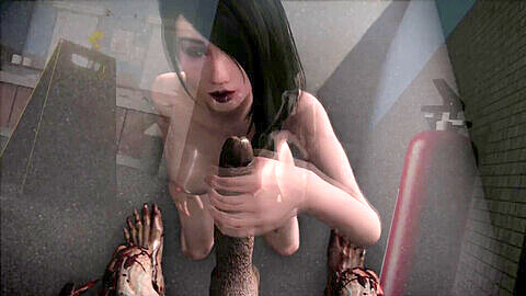 Jill valentine zombie, ผีดิบ 3 มิติ, 3d zombi