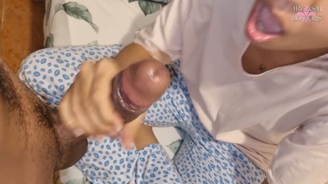 A lot of cum, sucking big cock, cum 2 times  A lot of cum, sucking big cock, cum 2 times