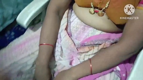 Desi village wife enjoys a refreshing coke in the great outdoors