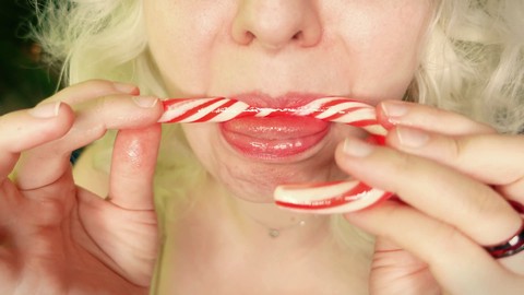 Sensual ASMR video featuring blonde MILF sellbag.ruya Grander sucking on delicious candy