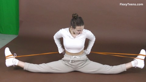 Split, sexy gymnast, flexy