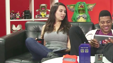 Trisha Hershberger - Busty Brunette Shows Off Her Amazing Figure in a Tight Shirt