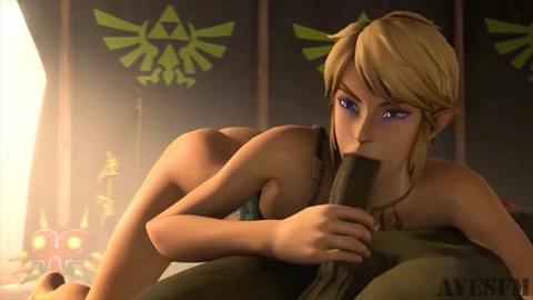 Link se prend la grosse verge de Ganon (Yaoi)