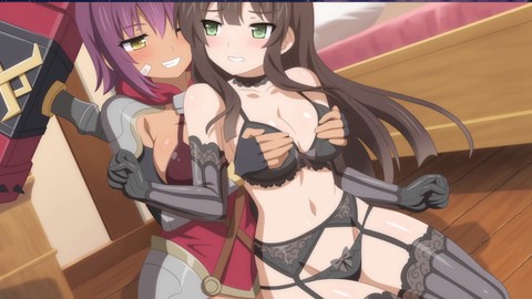 Monster girls, yuri hentai, yomi