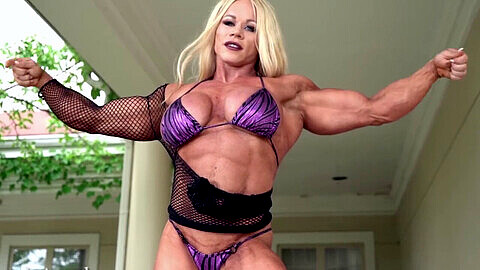 Amber deluca fbb domination, fbb muscles, laurie steele