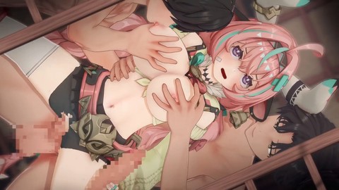 エロアニメ, 3p, トリオ