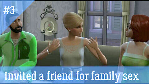 Un'avventura eccitante in famiglia con un amico intimo che dà sapore alla loro vita in The Sims 4!