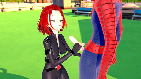 Spiderman sex, redhead, sex