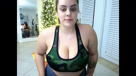 Solo female, chubby, big tits