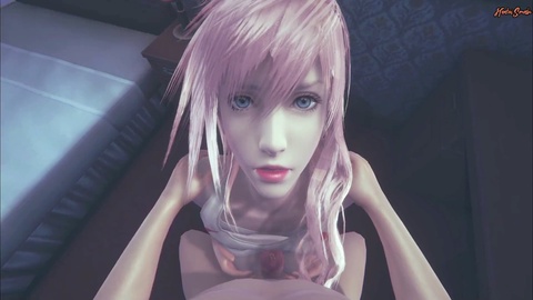 Intense POV action with Lightning as she gets filled with cum - The Ultimate Desire: 3D anime porn