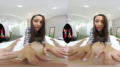 VRLatina - College student gets fucked before her exam in immersive VR experience