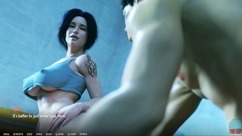 Walkthrough gameplay of AOA Academy #107 in HD featuring a hot mom character in 3DCG