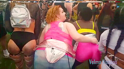 Velma Voodoo's rave vlog featuring big and beautiful SSBBW in EDM wonderland!