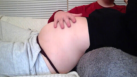 Leksa belly stuffing, bbw double belly, recent