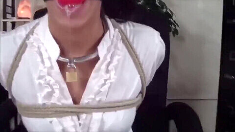 Two girls tied gagged, bound and gagged, chines girl otn gag