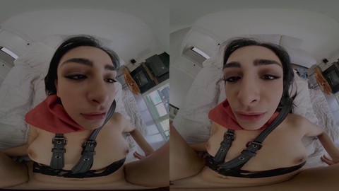 Aventure de sexe en réalité virtuelle avec Vanessa Moon et sa chatte rasée à 180 degrés