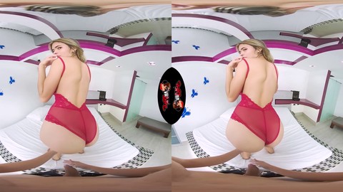 Immersive Latin teen VR experience with stunning big breasts in virtual reality