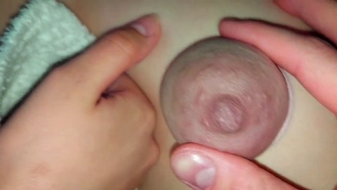 Uncapping stepsister's milky treasures