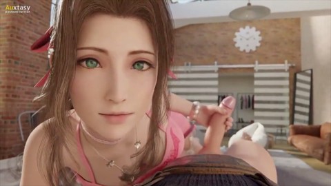 Secret meeting with Aerith (Handjob)