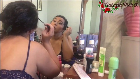 Grandes aficionados, bebé gordito, maquillaje sexy