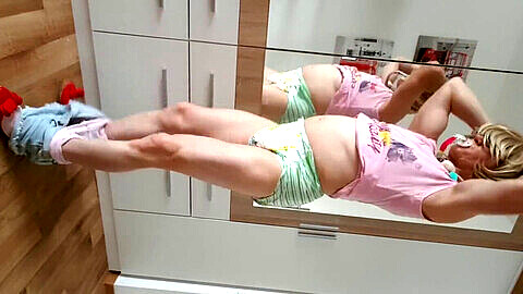 Abdl, sissy in diapers, in diapers
