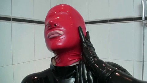 Gummi, gummi latex, latex femdom