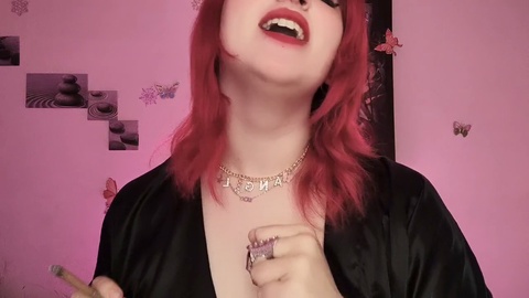 Take a chance with this stunning redhead MILF who dominates your wallet and your smoking fetish desires