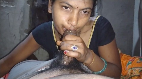 Desi wife from Bangala gives amazing blowjob and swallows cum