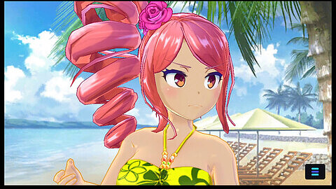 Tropical, pigtail, anime