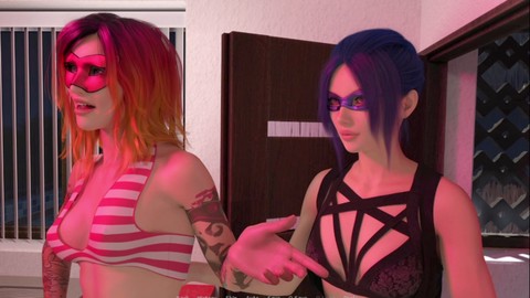 Pc game, in game sounds, sex show