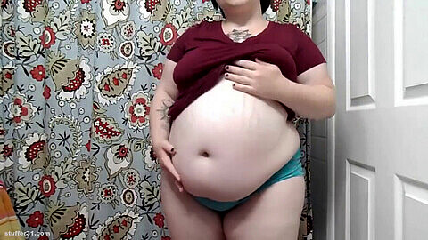 Fat, bbw weigjt gain, grosse femme