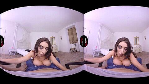 La cow-girl en réalité virtuelle, porno en réalité virtuelle, le format vr 180