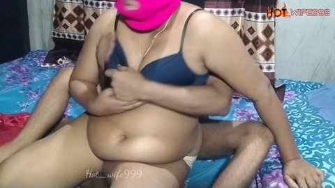 Bangla married couple enjoys hardcore sex with busty wife