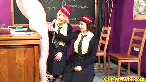 Cfnm humiliation, japanes blowjob uniform girls, cfnm group humiliation