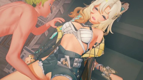 3D-animiertes Hentai von Xilonen aus Genshin Impact mit Szenen von Fingern, Handjobs, Blowjobs und Sex