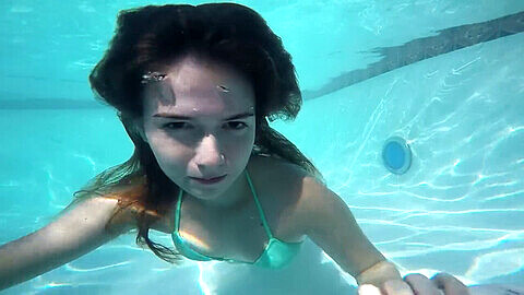 Woman drowning underwater peril, swimming, swim