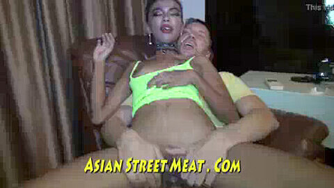 Mujer asiática, asiático, mamada