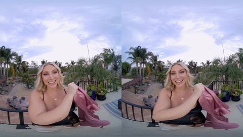 Busty Kayley Gunner discovers the aphrodisiac power of wealth in VR porn