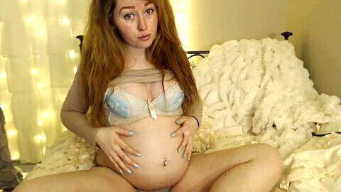 Pregnant vore, pregnant redhead labor, pregnant irish