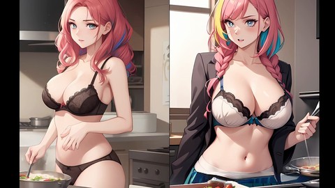 Virtual girlfriend, anime, waifu sex