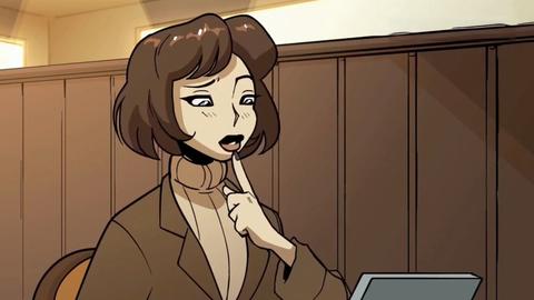 Анимированные, подросток, большие сиськи