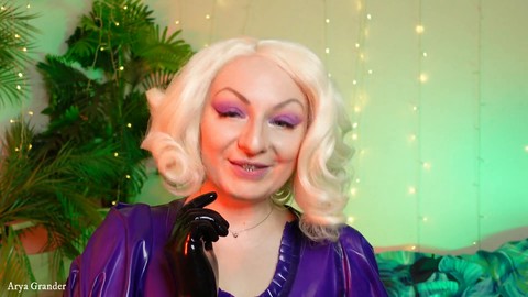 Asmr, braces, latex milf