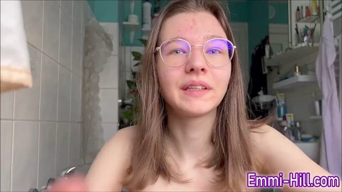 18-year-old slim cutie experiences intense climax with oversized labia
