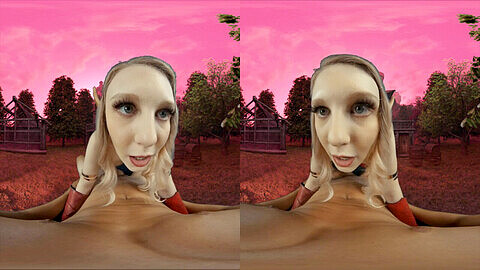 Virtuelle realität rau, lily rader new long, blond