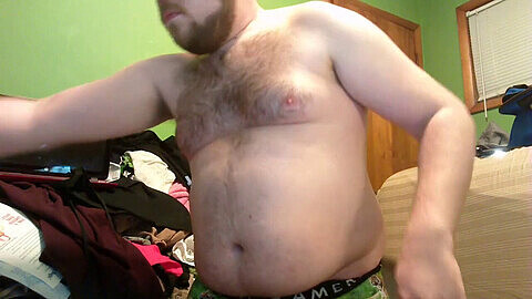 Fat belly, gainer, gay fat guy