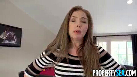 PropertySex - Curvy real estate agent Lena Paul craves honest feedback on her amazing assets!