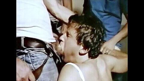 Vintage force movie, gangbang gay force, force