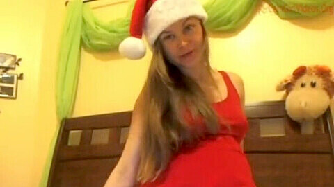 Webcam pregnant, young amature pregnant solo eebcam, christmas