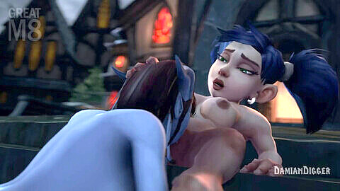 Raunchy compilation #2 of World of Warcraft porn HMV featuring Sylvanas, with music