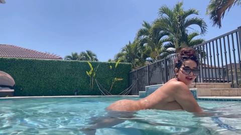 グラマー, 女のオナニー, 屋外